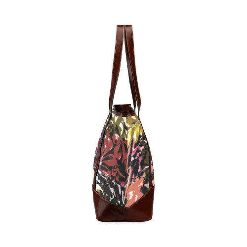 Foliage Patchwork #6 - Jera Nour Tote Handbag (Model 1642)