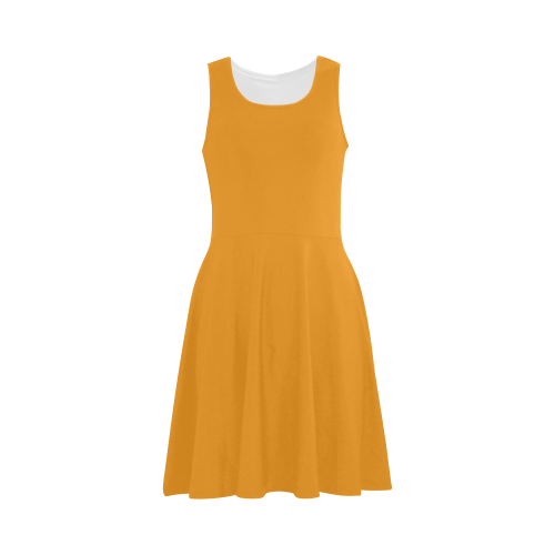 Radiant Yellow Color Accent Atalanta Sundress (Model D04)