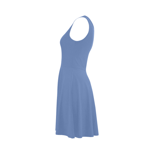 Cornflower Blue Color Accent Atalanta Sundress (Model D04)