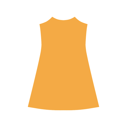 Radiant Yellow Color Accent Alcestis Slip Dress (Model D05)