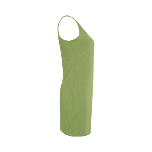 Peridot Color Accent Medea Vest Dress (Model D06)