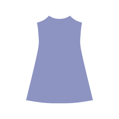 Deep Periwinkle Color Accent Alcestis Slip Dress (Model D05)