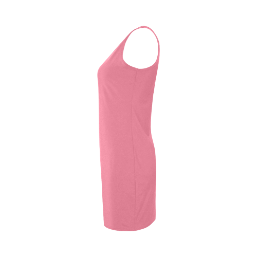 Bubblegum Color Accent Medea Vest Dress (Model D06)
