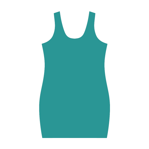Lapis Color Accent Medea Vest Dress (Model D06)