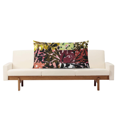 Foliage Patchwork #6 - Jera Nour Rectangle Pillow Case 20"x36"(Twin Sides)