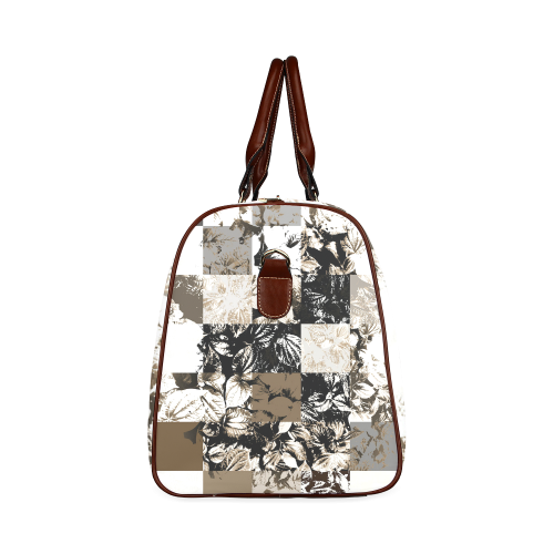 Foliage Patchwork #8 - Jera Nour Waterproof Travel Bag/Large (Model 1639)