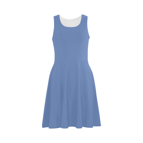Cornflower Blue Color Accent Atalanta Sundress (Model D04)