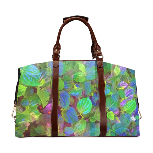 Foliage Patchwork #10 - Jera Nour Classic Travel Bag (Model 1643)