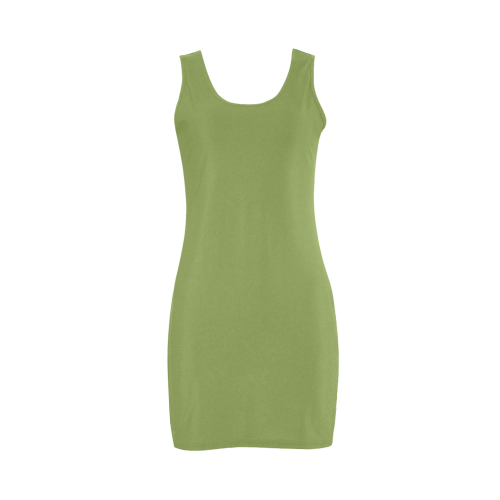 Peridot Color Accent Medea Vest Dress (Model D06)