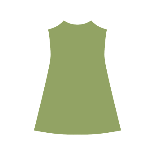 Peridot Color Accent Alcestis Slip Dress (Model D05)