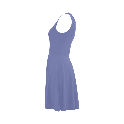 Deep Periwinkle Color Accent Atalanta Sundress (Model D04)