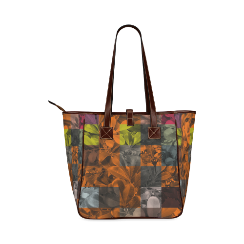 Foliage Patchwork #9 - Jera Nour Classic Tote Bag (Model 1644)