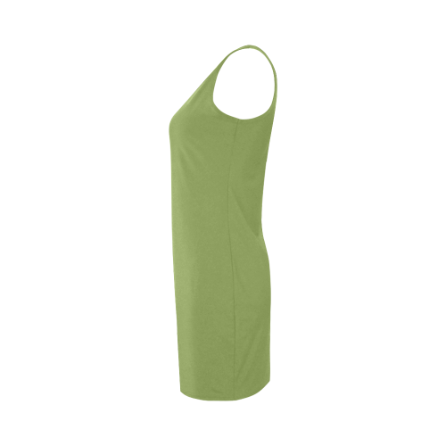 Peridot Color Accent Medea Vest Dress (Model D06)