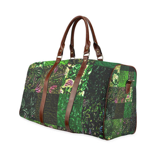 Foliage Patchwork #1 - Jera Nour Waterproof Travel Bag/Large (Model 1639)