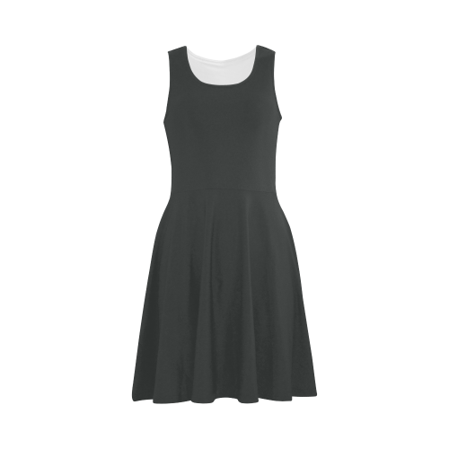 Pirate Black Color Accent Atalanta Sundress (Model D04)