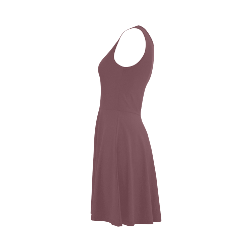 Crushed Berry Color Accent Atalanta Sundress (Model D04)