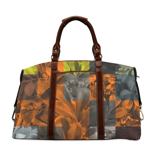 Foliage Patchwork #9 - Jera Nour Classic Travel Bag (Model 1643)