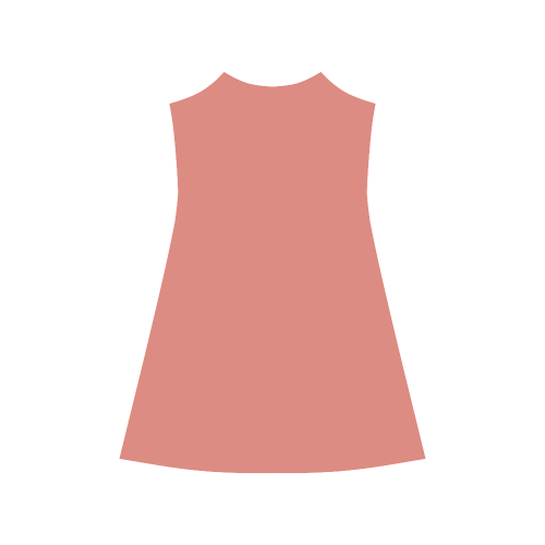 Coral Reef Color Accent Alcestis Slip Dress (Model D05)