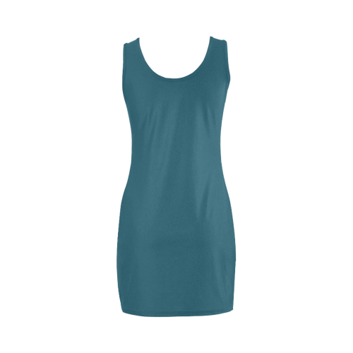 Blue Coral Color Accent Medea Vest Dress (Model D06)