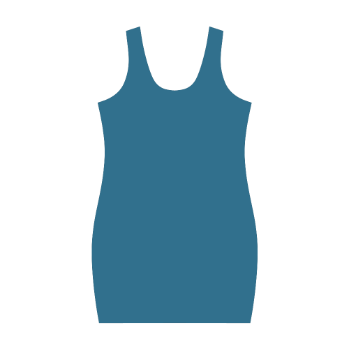 Blue Sapphire Color Accent Medea Vest Dress (Model D06)