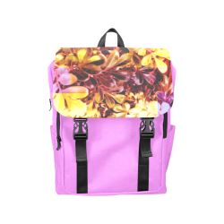 Foliage Patchwork #11 Magenta- Jera Nour - Jera Nour Casual Shoulders Backpack (Model 1623)