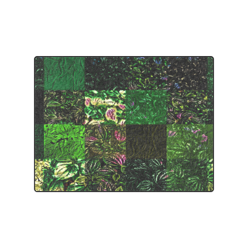 Foliage Patchwork-1 - Jera Nour Blanket 50"x60"