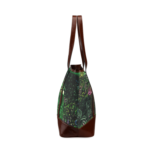 Foliage Patchwork #1 - Jera Nour Tote Handbag (Model 1642)