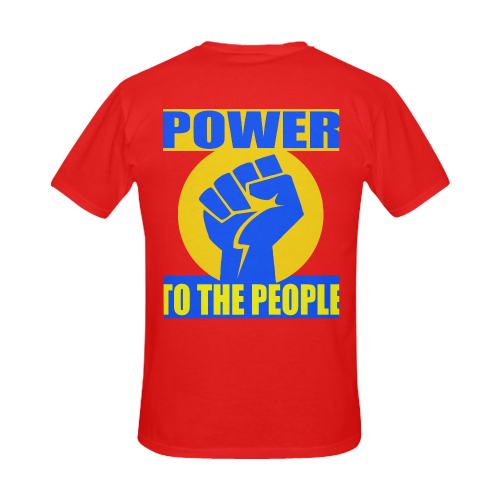 POWER TO THE PEOPLE Men's Slim Fit T-shirt (Model T13)