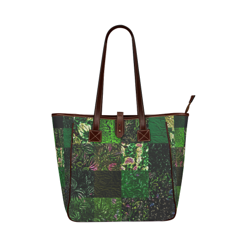 Foliage Patchwork #1 - Jera Nour Classic Tote Bag (Model 1644)