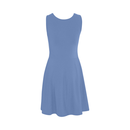 Cornflower Blue Color Accent Atalanta Sundress (Model D04)