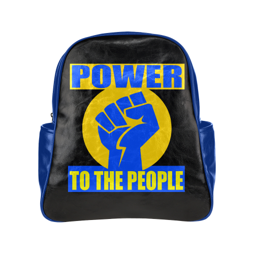 POWER TO THE PEOPLE Multi-Pockets Backpack (Model 1636)