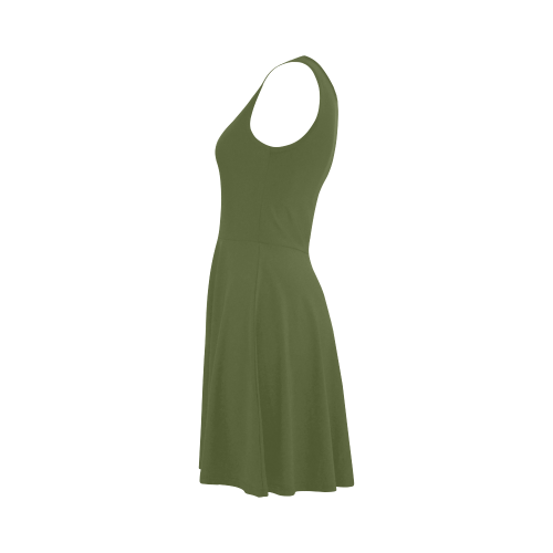 Cedar Green Color Accent Atalanta Sundress (Model D04)