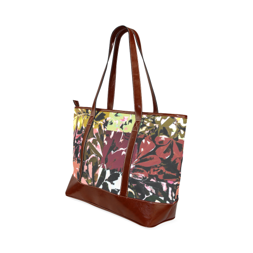 Foliage Patchwork #6 - Jera Nour Tote Handbag (Model 1642)