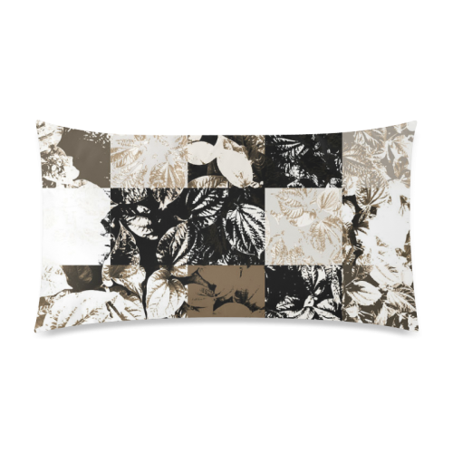 Foliage Patchwork #8 - Jera Nour Rectangle Pillow Case 20"x36"(Twin Sides)