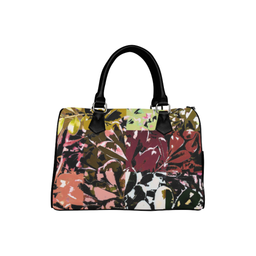 Foliage Patchwork #6 - Jera Nour Boston Handbag (Model 1621)