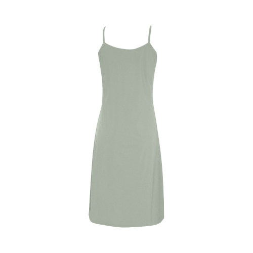 Sea Foam Color Accent Alcestis Slip Dress (Model D05)