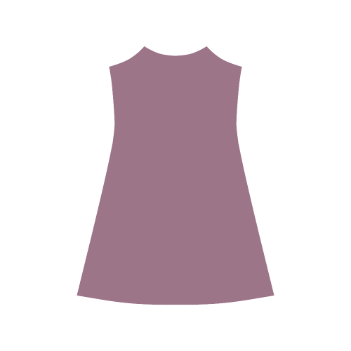 Grape Nectar Color Accent Alcestis Slip Dress (Model D05)