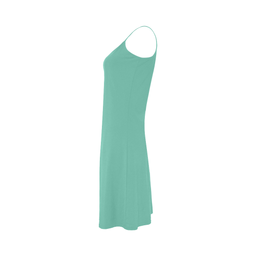 Lucite Green Color Accent Alcestis Slip Dress (Model D05)