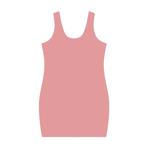 Strawberry Ice Color Accent Medea Vest Dress (Model D06)