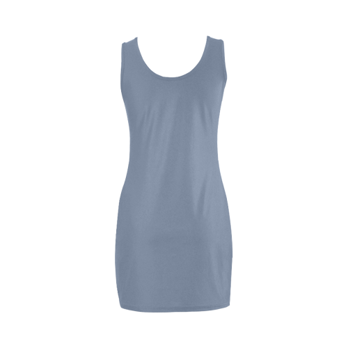 Country Blue Color Accent Medea Vest Dress (Model D06)