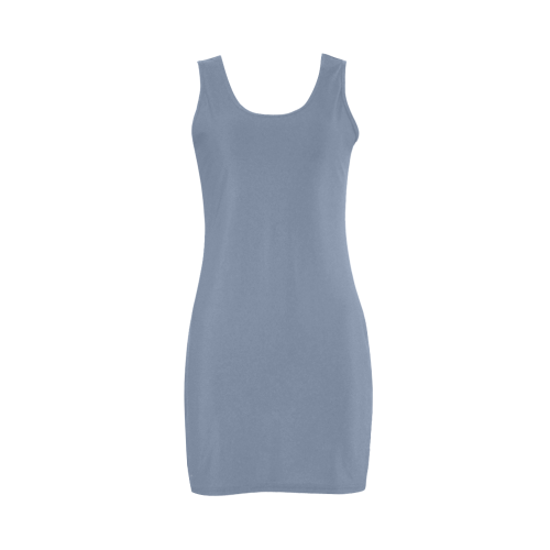 Country Blue Color Accent Medea Vest Dress (Model D06)