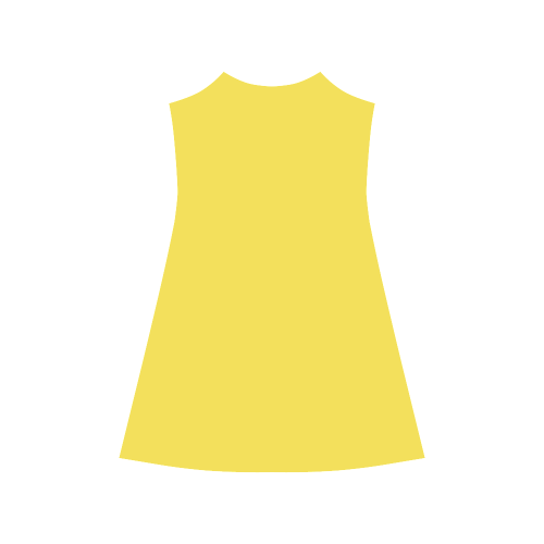 Buttercup Color Accent Alcestis Slip Dress (Model D05)
