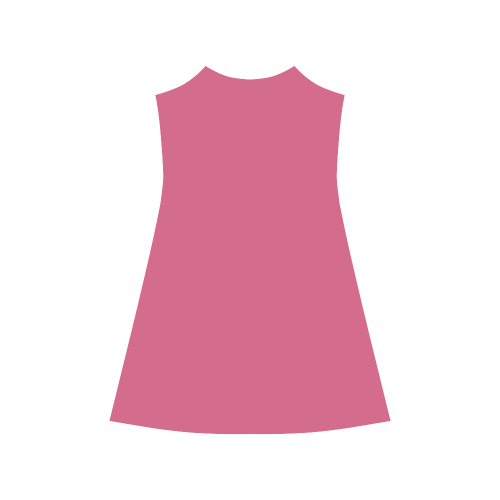 Pink Flambé Color Accent Alcestis Slip Dress (Model D05)