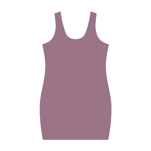 Grape Nectar Color Accent Medea Vest Dress (Model D06)