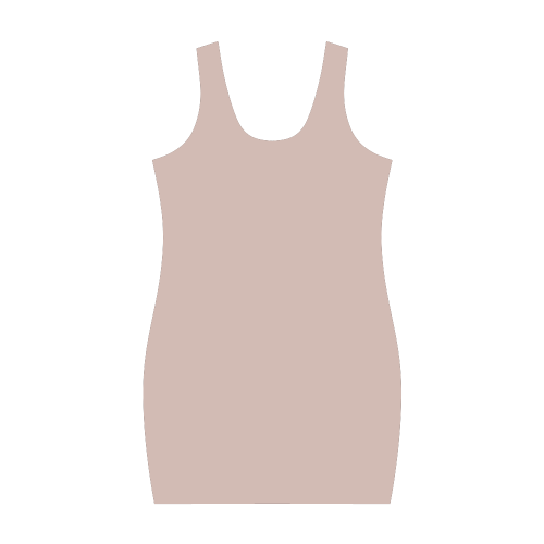 Rose Smoke Color Accent Medea Vest Dress (Model D06)