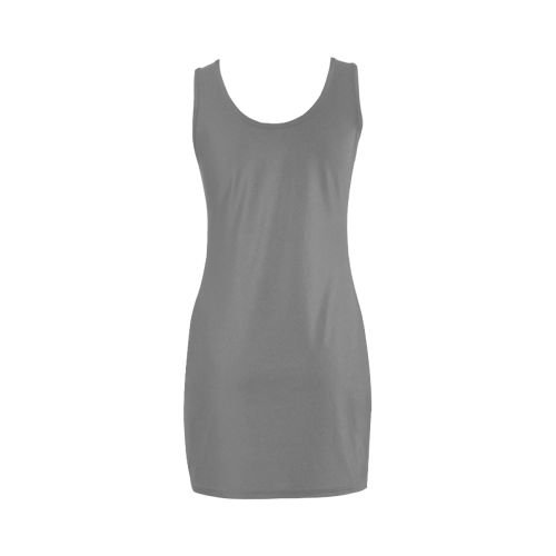 Steel Gray Color Accent Medea Vest Dress (Model D06)