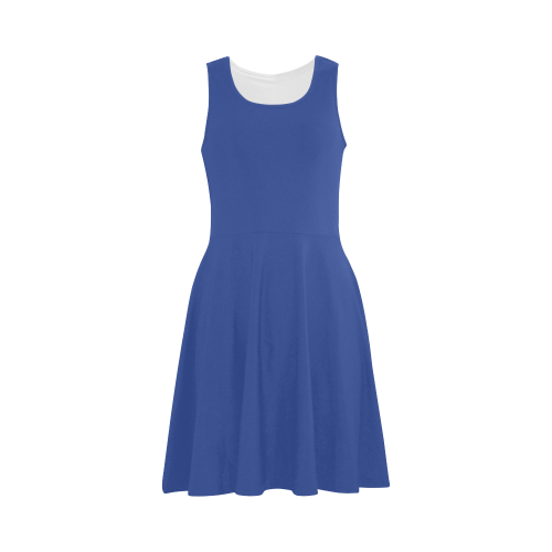 Dazzling Blue Color Accent Atalanta Sundress (Model D04)