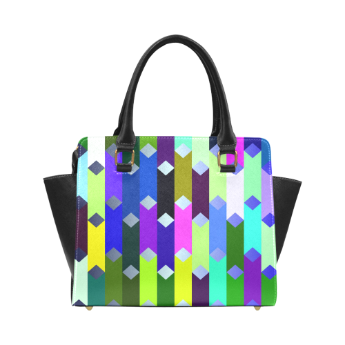 funny vivid pattern 5 Classic Shoulder Handbag (Model 1653)