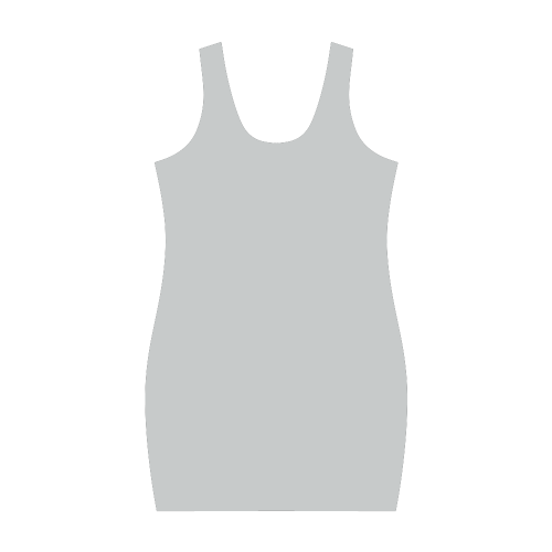 Glacier Gray Color Accent Medea Vest Dress (Model D06)