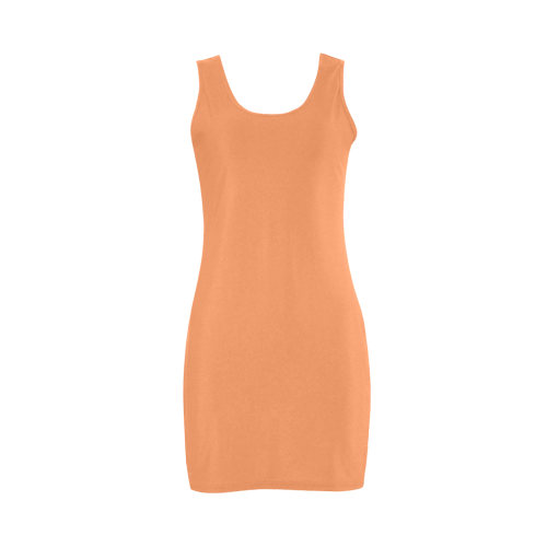 Tangerine Color Accent Medea Vest Dress (Model D06)